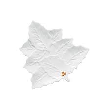 Holly&Berries Presentierplatte Blattform 30x30cm